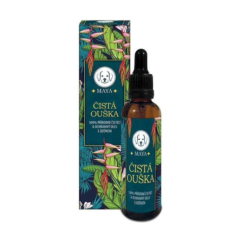 Hygienický přípravek pro čisté psí uši 50 ml.