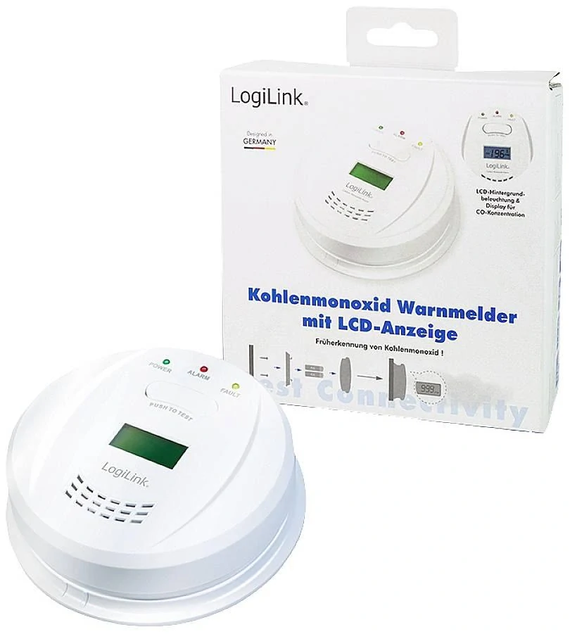 LogiLink SC0111 detektor oxidu uhelnatého CO - baterie zdarma