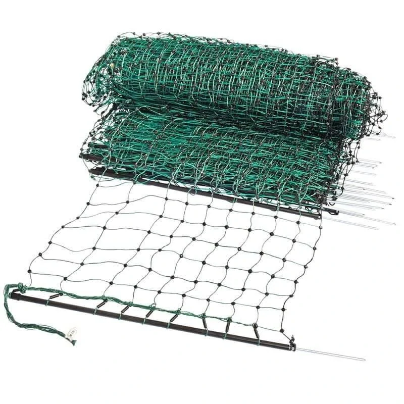 Elektrická ohradníková síť pro psy, králíky a kočky, výška 65 cm, délka 50 m, 1 hrot